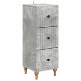 vidaXL Ladekast Wit 33 x 34,5 x 90 cm Bewerkt hout