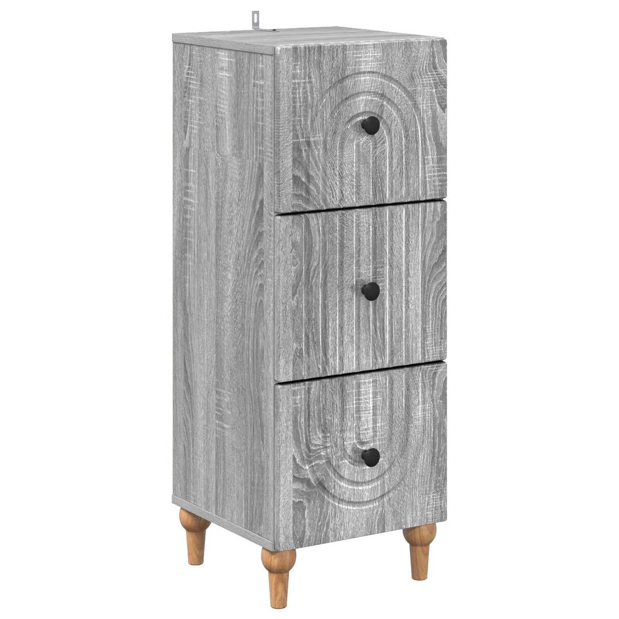vidaXL Ladekast Wit 33 x 34,5 x 90 cm Bewerkt hout
