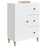 vidaXL Dressoir met lade Wit 66 x 34,5 x 90 cm Bewerkt hout