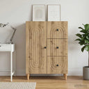 vidaXL Dressoir met lade Wit 66 x 34,5 x 90 cm Bewerkt hout