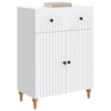 vidaXL Dressoir met lade Wit 66 x 34,5 x 90 cm Bewerkt hout