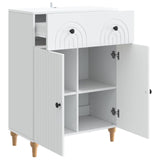 vidaXL Dressoir met lade Wit 66 x 34,5 x 90 cm Bewerkt hout