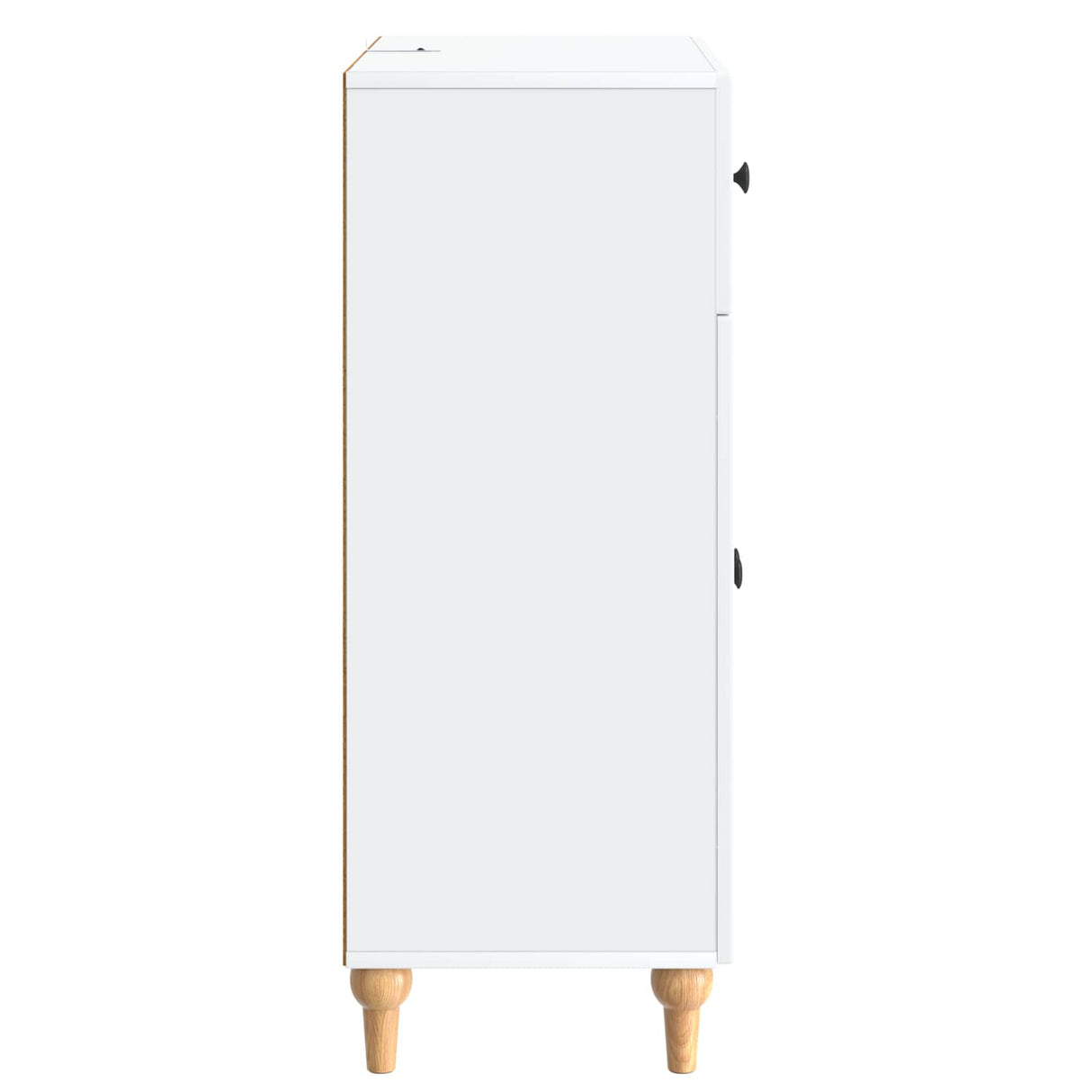 vidaXL Dressoir met lade Wit 66 x 34,5 x 90 cm Bewerkt hout