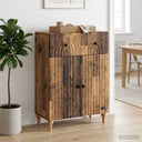 vidaXL Dressoir met lade Wit 66 x 34,5 x 90 cm Bewerkt hout