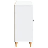 vidaXL Dressoir Wit 89 x 34,5 x 80 cm Bewerkt hout
