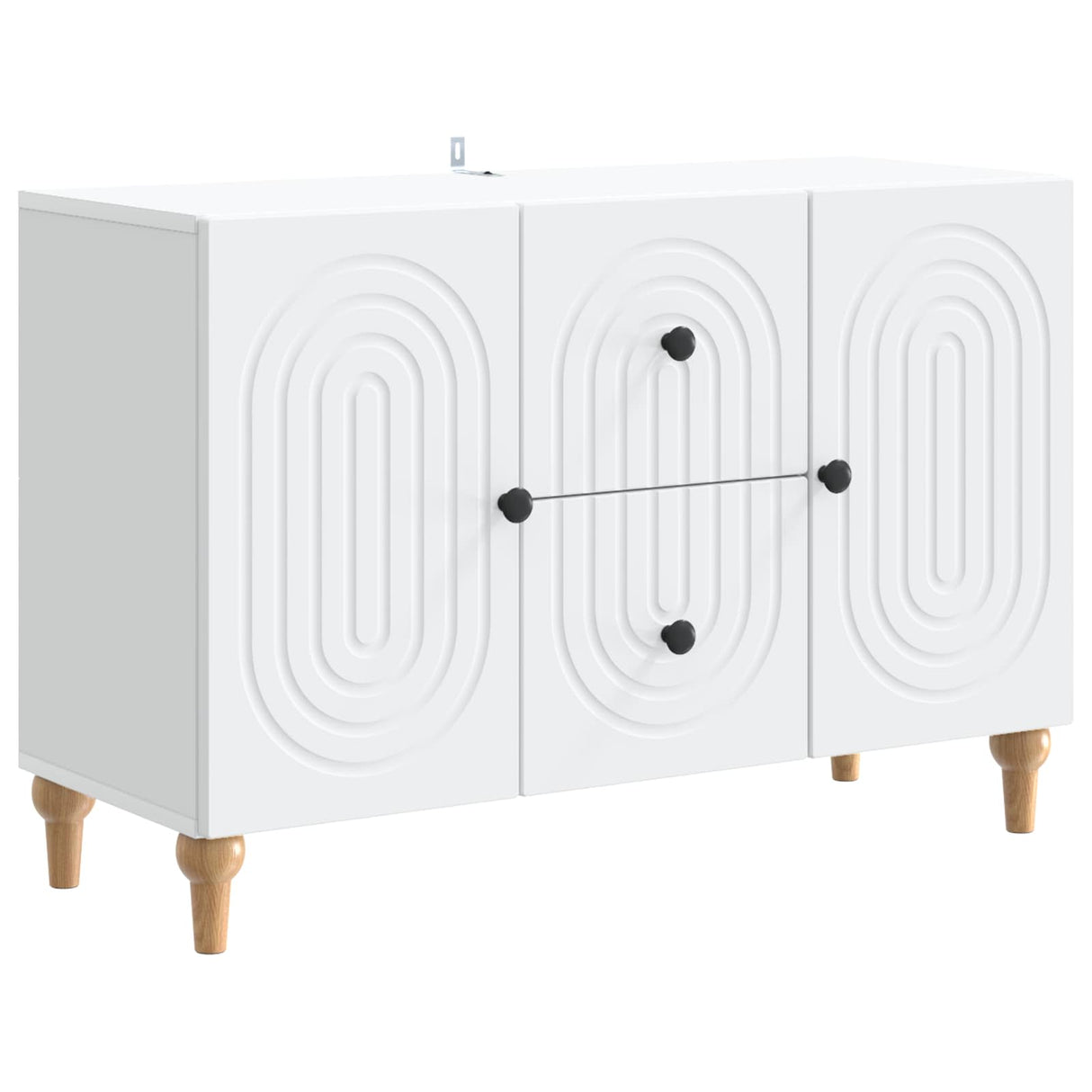 vidaXL TV Kast met lade Wit 89 x 34,5 x 60 cm Bewerkt hout