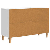 vidaXL TV Kast met lade Wit 89 x 34,5 x 60 cm Bewerkt hout