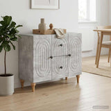 vidaXL TV Kast met lade Wit 89 x 34,5 x 60 cm Bewerkt hout
