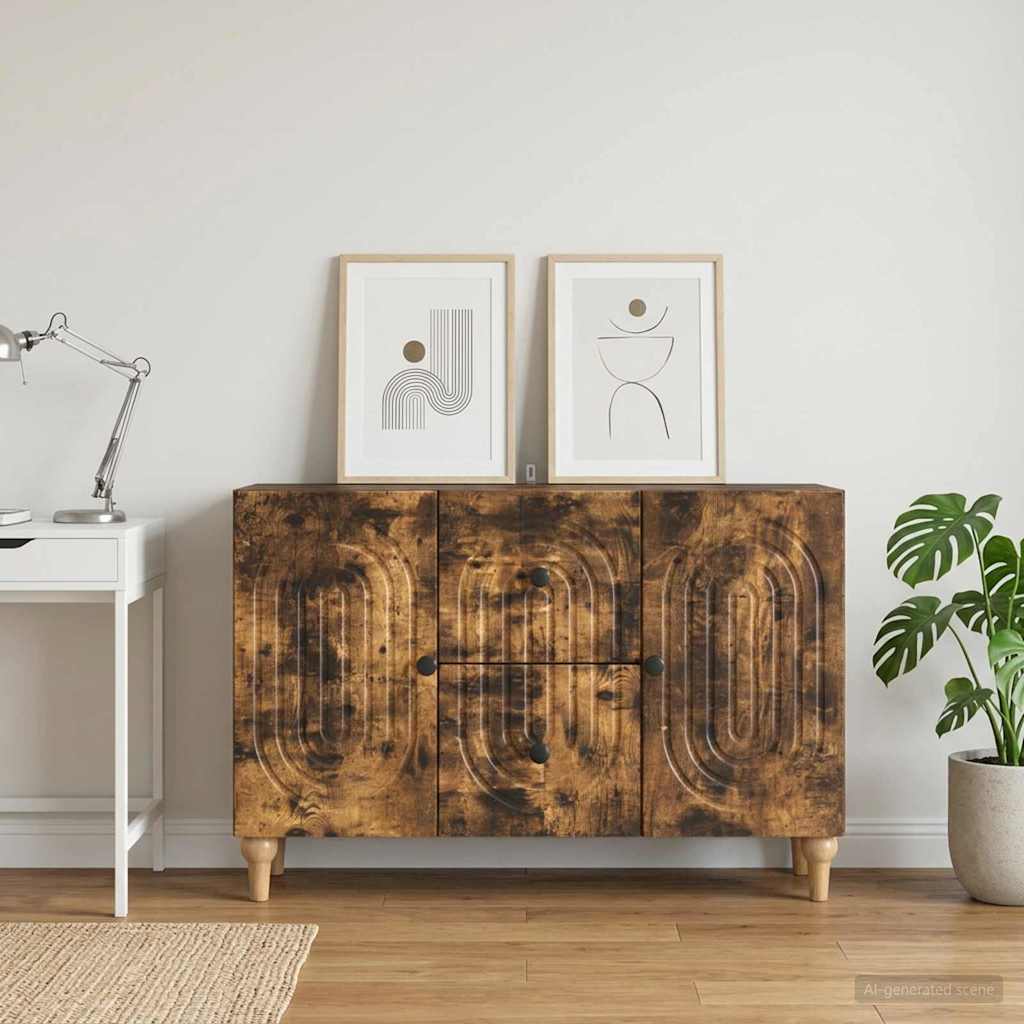 vidaXL TV Kast met lade Wit 89 x 34,5 x 60 cm Bewerkt hout