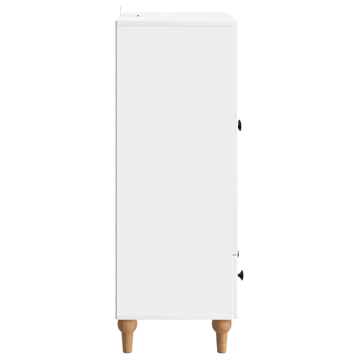 vidaXL Dressoir met lade Wit 66 x 34,5 x 95 cm Bewerkt hout