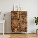 vidaXL Dressoir met lade Wit 66 x 34,5 x 95 cm Bewerkt hout
