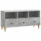 vidaXL TV Cabinet Black 102 x 34.5 x 50 cm Engineered Wood