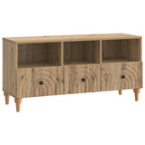vidaXL TV Cabinet Black 102 x 34.5 x 50 cm Engineered Wood