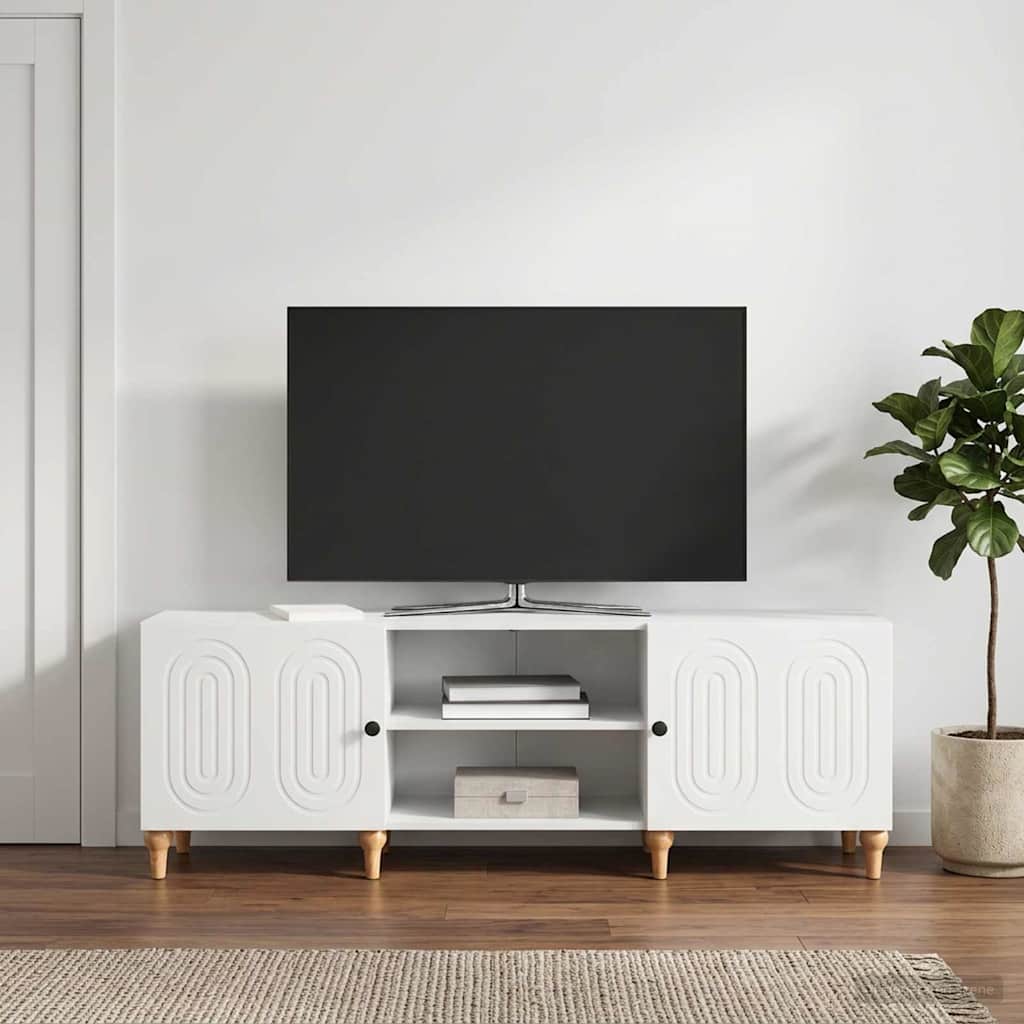 vidaXL TV Kast Wit 150 x 31 x 50 cm Bewerkt hout