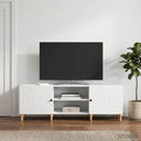 vidaXL TV Kast Wit 150 x 31 x 50 cm Bewerkt hout