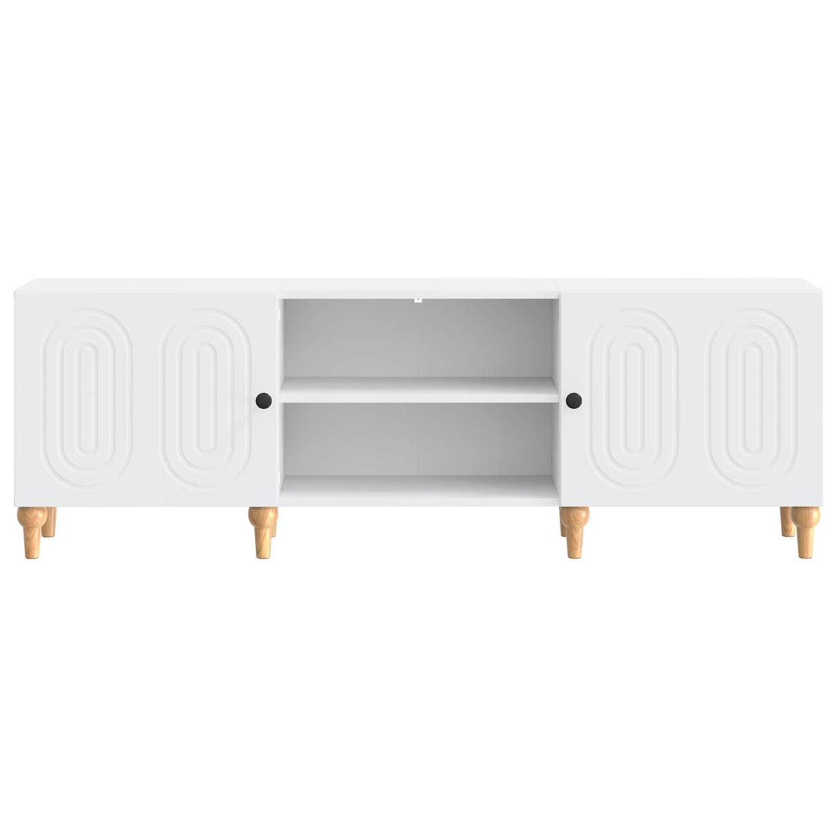 vidaXL TV Kast Wit 150 x 31 x 50 cm Bewerkt hout