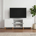 vidaXL TV Kast Wit 150 x 31 x 50 cm Bewerkt hout