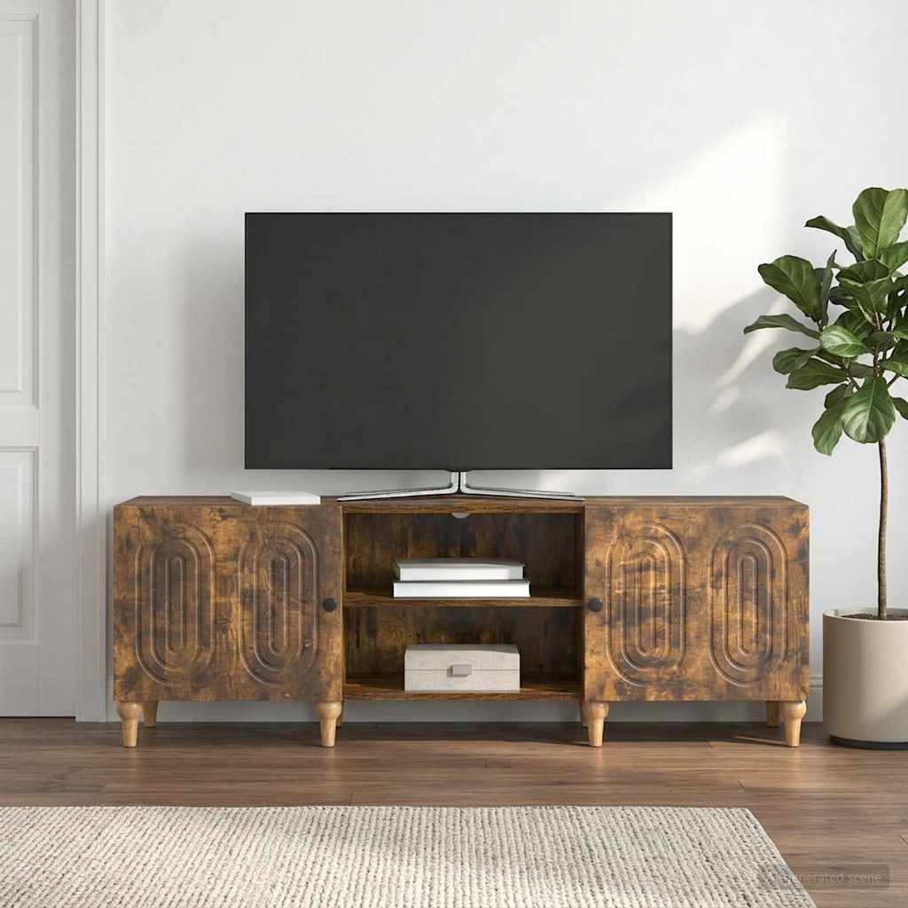 vidaXL TV Kast Wit 150 x 31 x 50 cm Bewerkt hout
