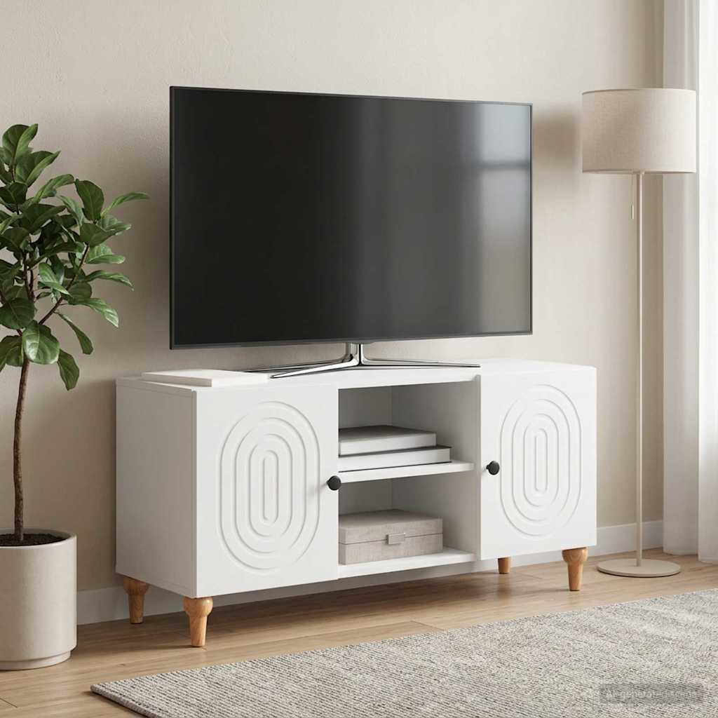 vidaXL TV Kast Wit 102 x 34,5 x 50 cm Bewerkt hout
