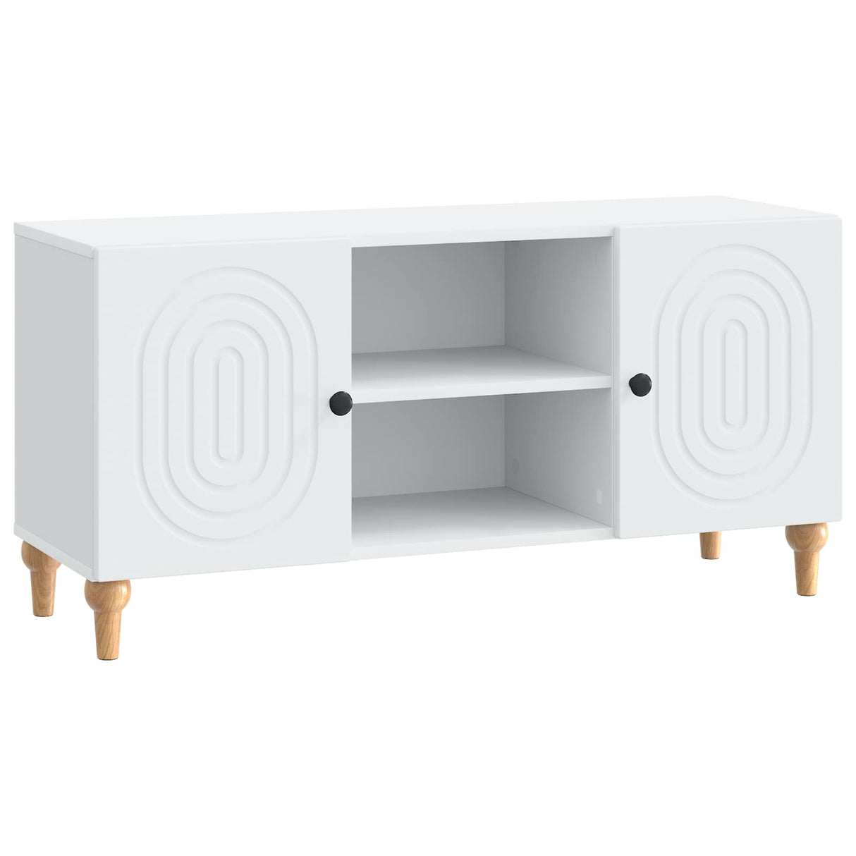 vidaXL TV Kast Wit 102 x 34,5 x 50 cm Bewerkt hout