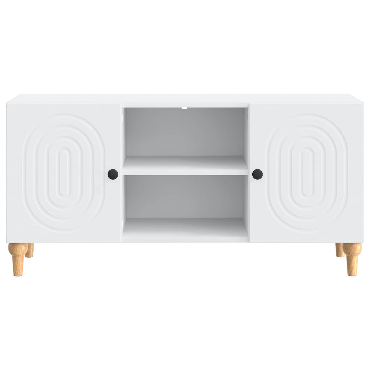 vidaXL TV Kast Wit 102 x 34,5 x 50 cm Bewerkt hout