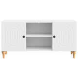 vidaXL TV Kast Wit 102 x 34,5 x 50 cm Bewerkt hout