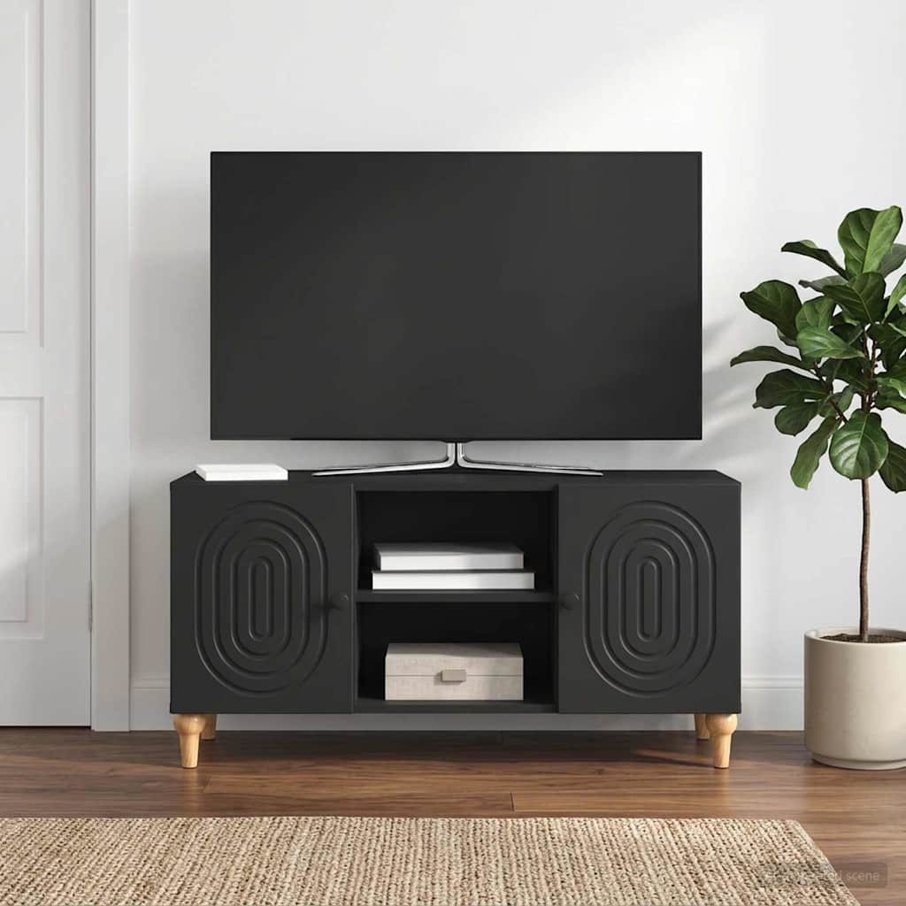 vidaXL TV Kast Wit 102 x 34,5 x 50 cm Bewerkt hout