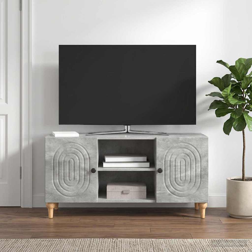 vidaXL TV Kast Wit 102 x 34,5 x 50 cm Bewerkt hout