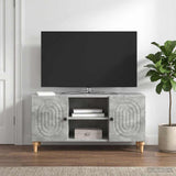 vidaXL TV Kast Wit 102 x 34,5 x 50 cm Bewerkt hout