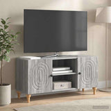 vidaXL TV Kast Wit 102 x 34,5 x 50 cm Bewerkt hout