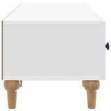 vidaXL TV Cabinet with Drawer White 147 x 34.5 x 30 cm Engineered Wood