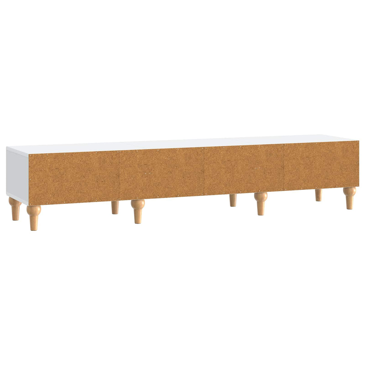vidaXL TV Cabinet with Drawer White 147 x 34.5 x 30 cm Engineered Wood