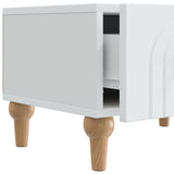 vidaXL TV Cabinet with Drawer White 147 x 34.5 x 30 cm Engineered Wood