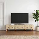 vidaXL TV Cabinet with Drawer White 147 x 34.5 x 30 cm Engineered Wood