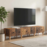 vidaXL TV Cabinet with Drawer White 147 x 34.5 x 30 cm Engineered Wood