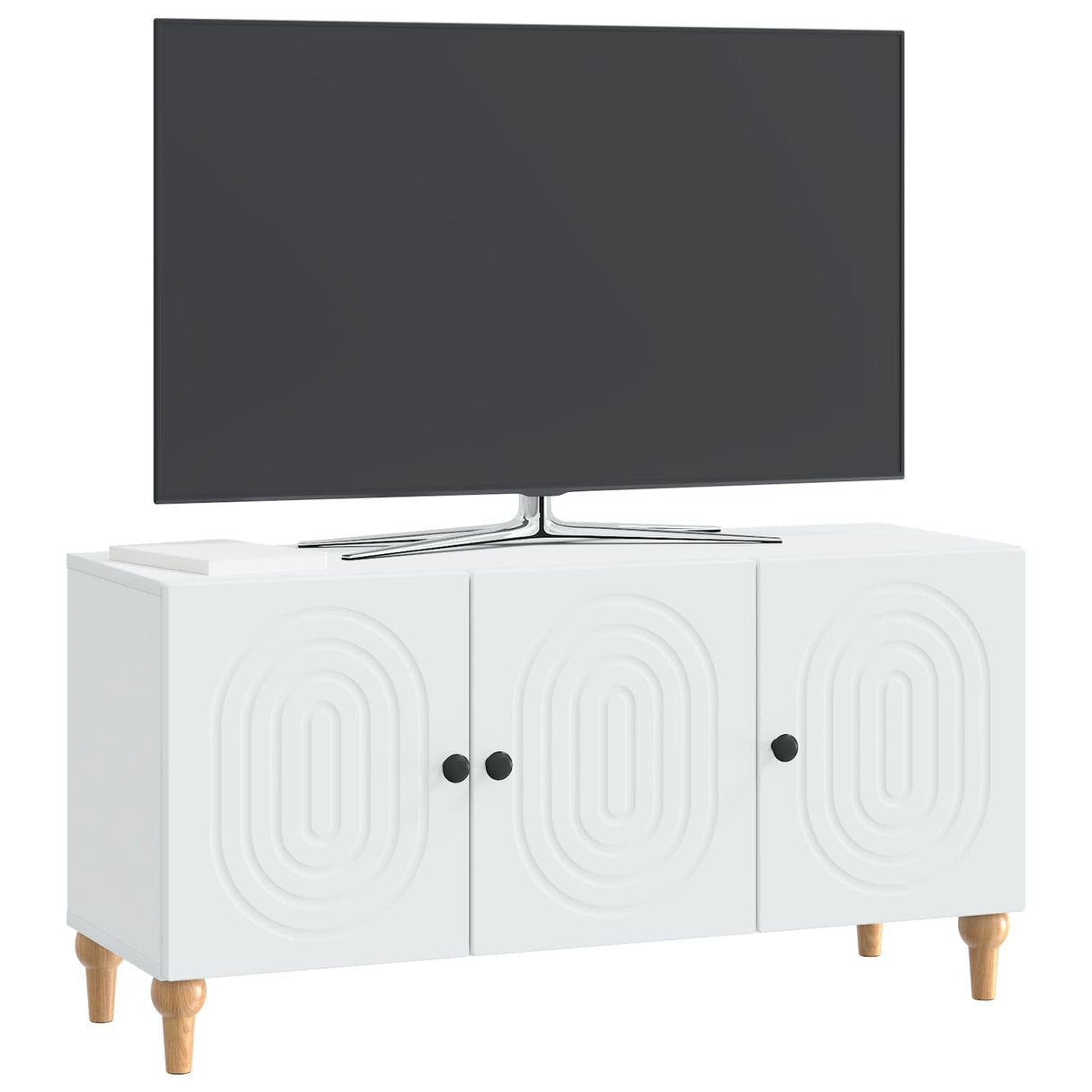 vidaXL TV Kast Wit 99 x 34,5 x 50 cm Bewerkt hout