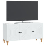 vidaXL TV Kast Wit 99 x 34,5 x 50 cm Bewerkt hout