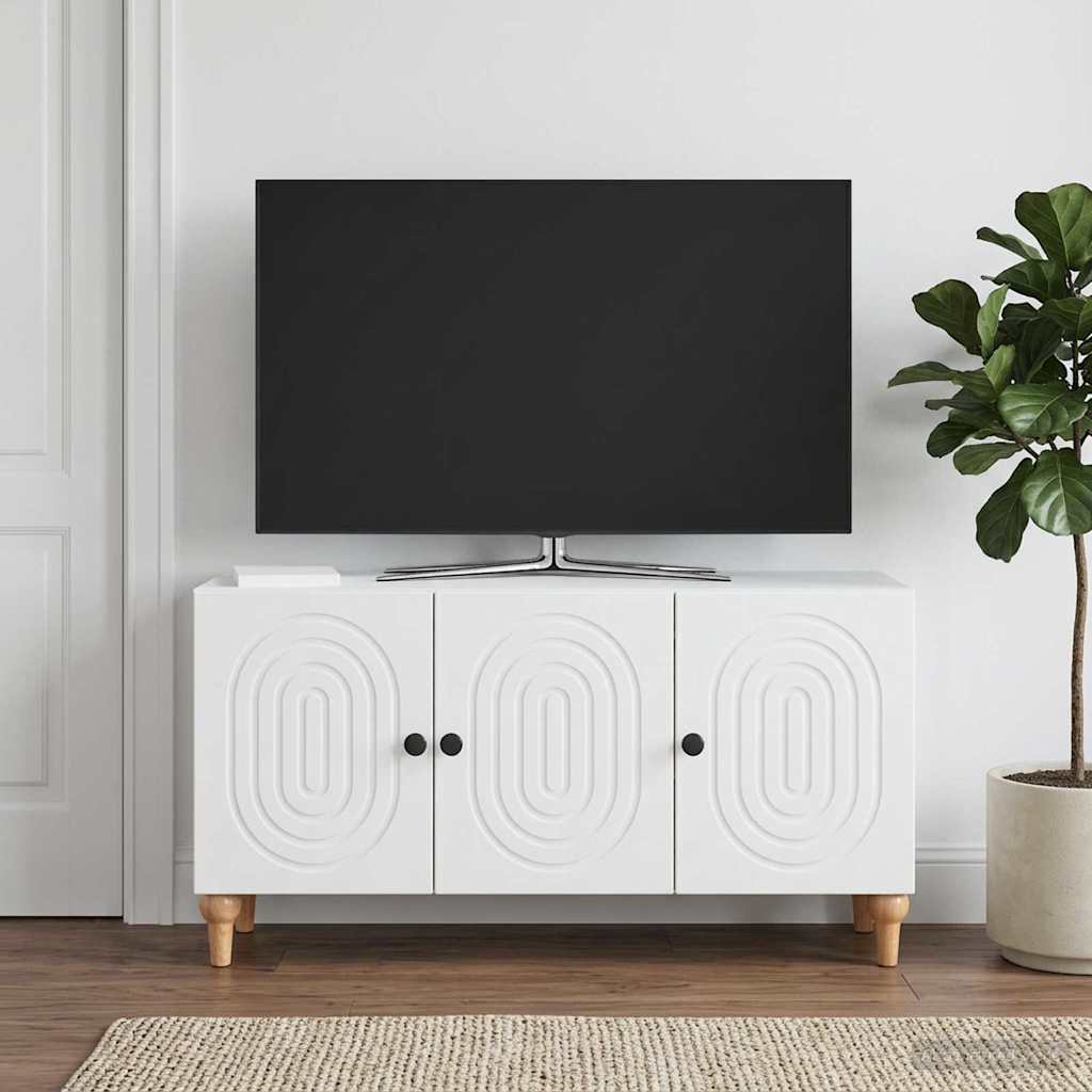 vidaXL TV Kast Wit 99 x 34,5 x 50 cm Bewerkt hout