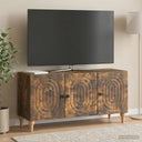 vidaXL TV Kast Wit 99 x 34,5 x 50 cm Bewerkt hout