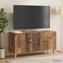 vidaXL TV Kast Wit 99 x 34,5 x 50 cm Bewerkt hout