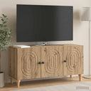 vidaXL TV Kast Wit 99 x 34,5 x 50 cm Bewerkt hout