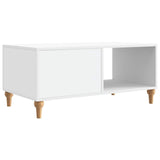 vidaXL Salontafel Wit 90 x 50 x 40 cm Bewerkt hout