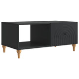vidaXL Salontafel Wit 90 x 50 x 40 cm Bewerkt hout