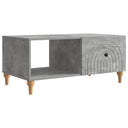 vidaXL Salontafel Wit 90 x 50 x 40 cm Bewerkt hout