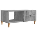 vidaXL Salontafel Wit 90 x 50 x 40 cm Bewerkt hout