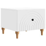 vidaXL Salontafel met lade Wit 49 x 50 x 40 cm Bewerkt hout