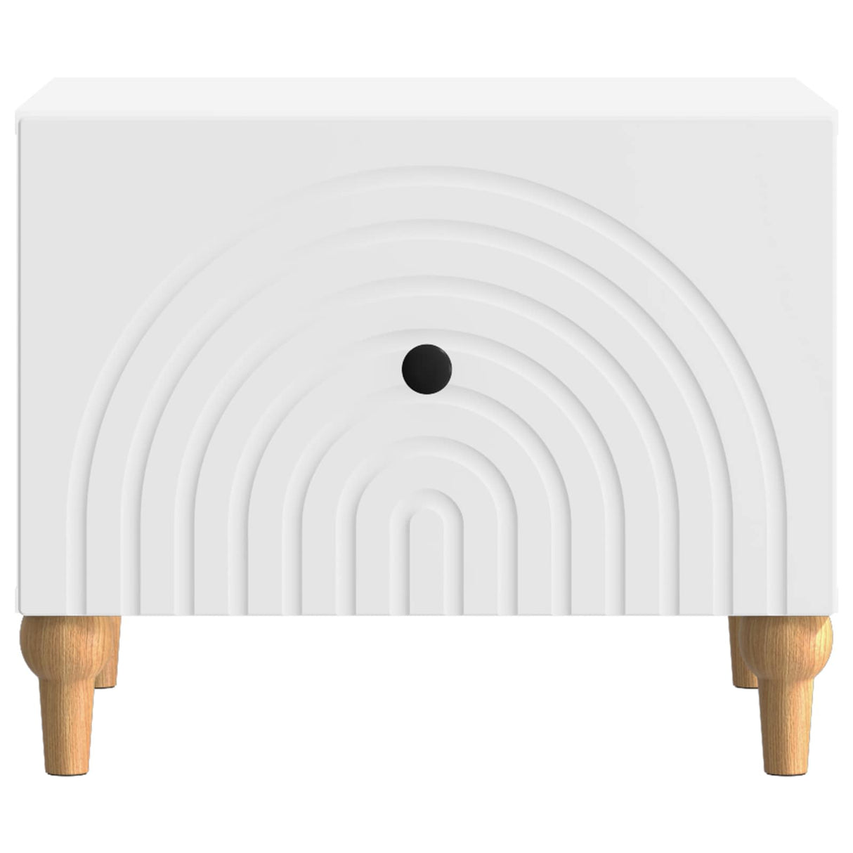 vidaXL Salontafel met lade Wit 49 x 50 x 40 cm Bewerkt hout
