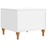 vidaXL Salontafel met lade Wit 49 x 50 x 40 cm Bewerkt hout