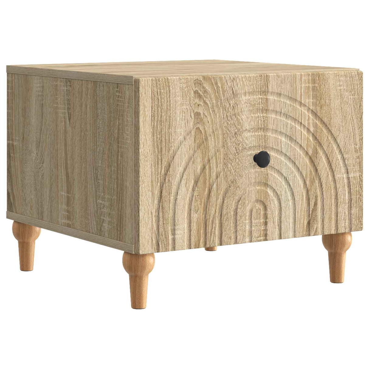vidaXL Salontafel met lade Wit 49 x 50 x 40 cm Bewerkt hout