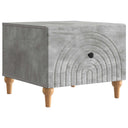 vidaXL Salontafel met lade Wit 49 x 50 x 40 cm Bewerkt hout